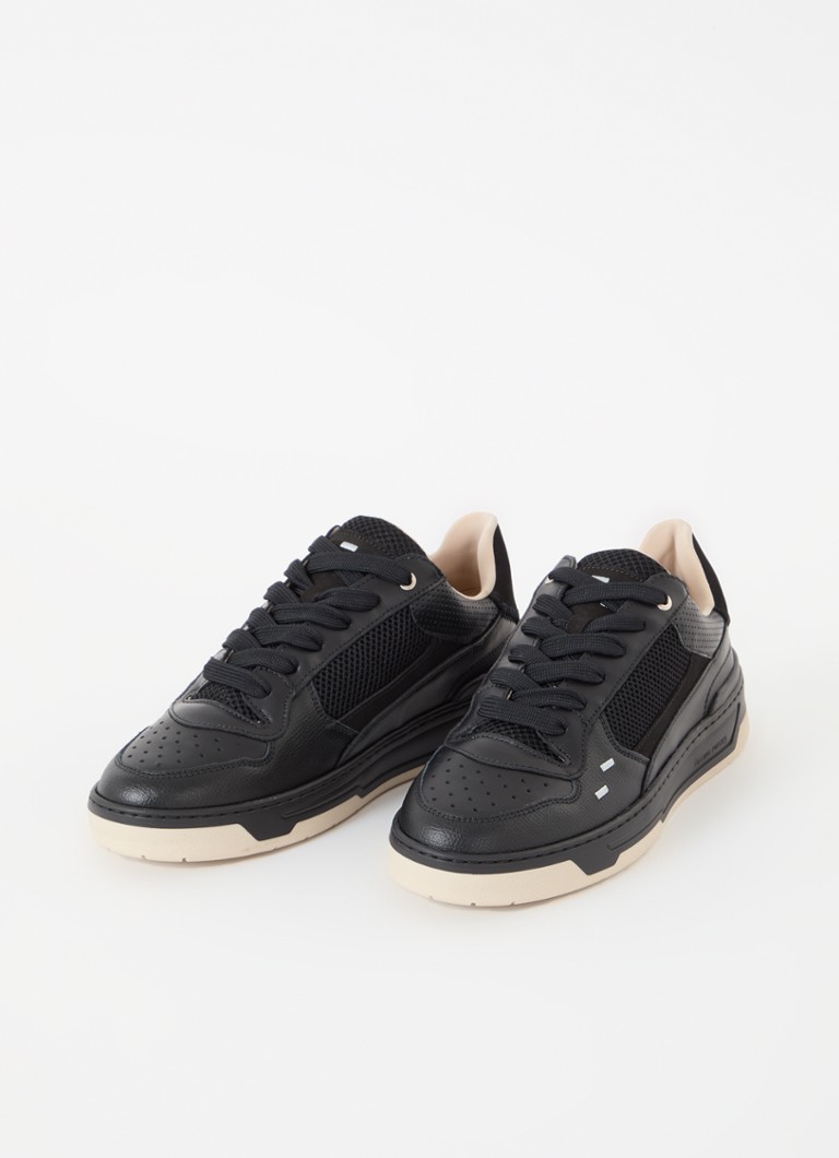 Buty sportowe Filling Pieces Cruiser Crumbs ze skóry z detalami z siateczki
