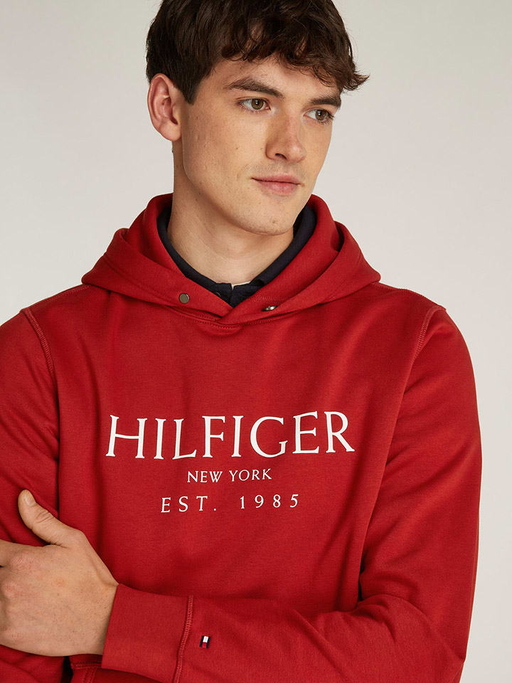 Tommy Hilfiger Hoodie in Rot günstig kaufen