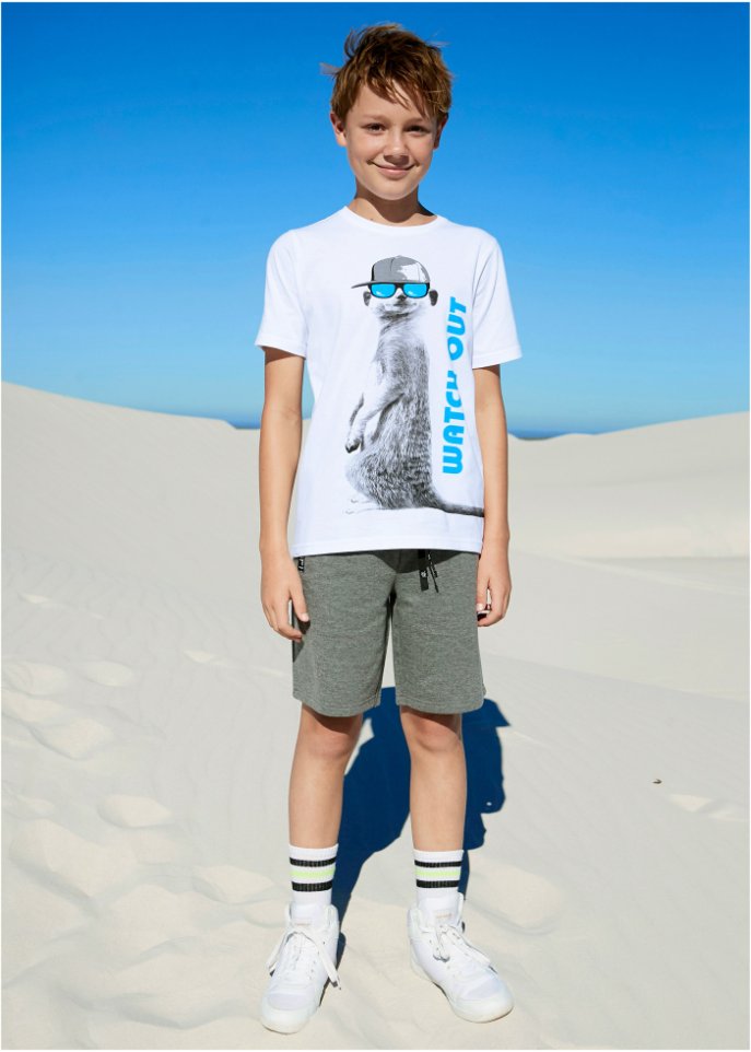Jungen Sweat-Bermuda mit Taschen