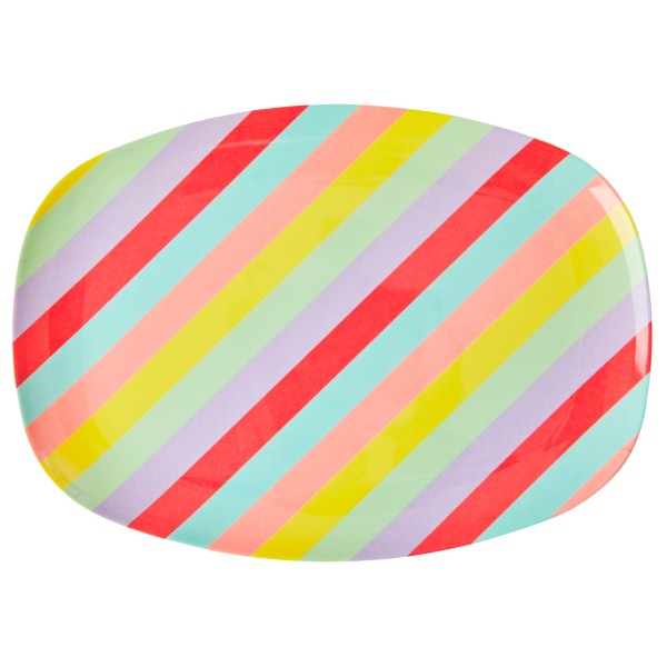 Rice - Melamine Rectangular Plate - Teller