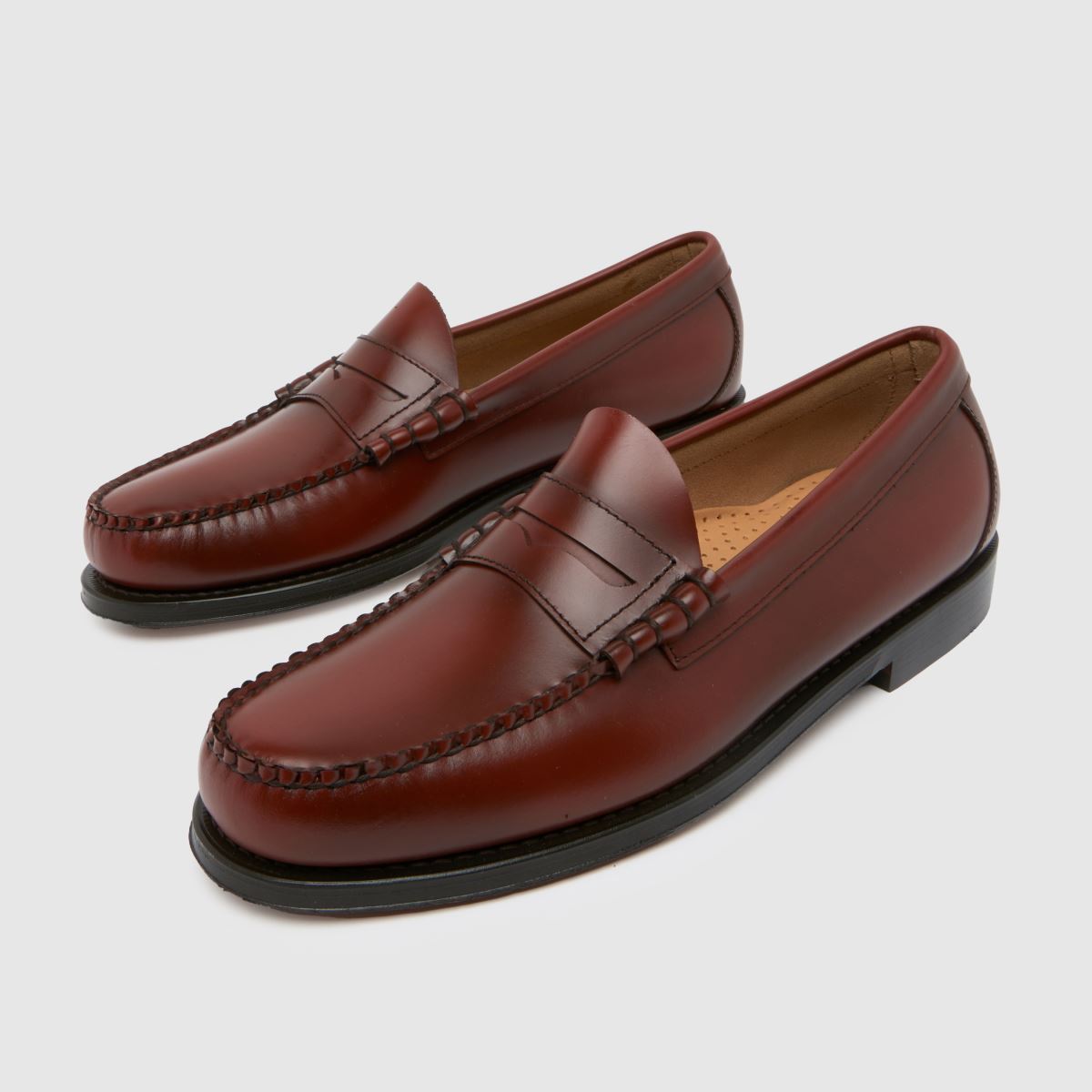 GH BASS – Weejuns – Heritage Larson – Vinröda loafers