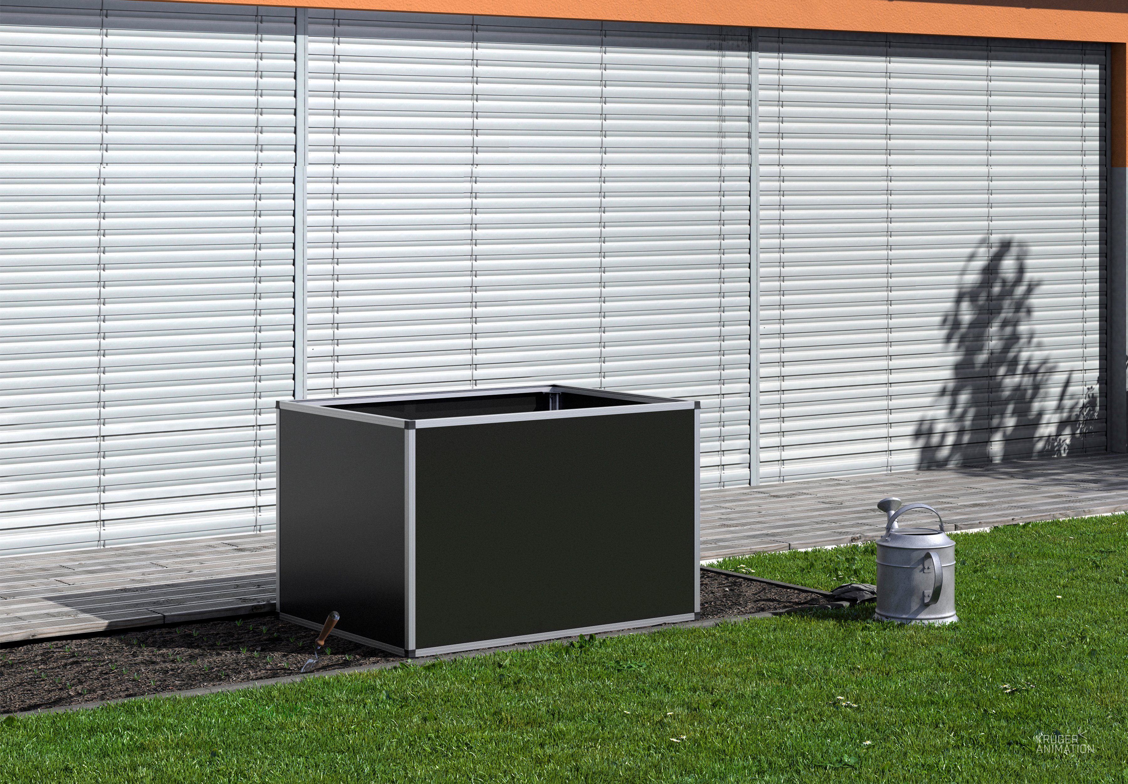KGT Hochbeet, Aluminium, BxTxH: 121x91x77 cm