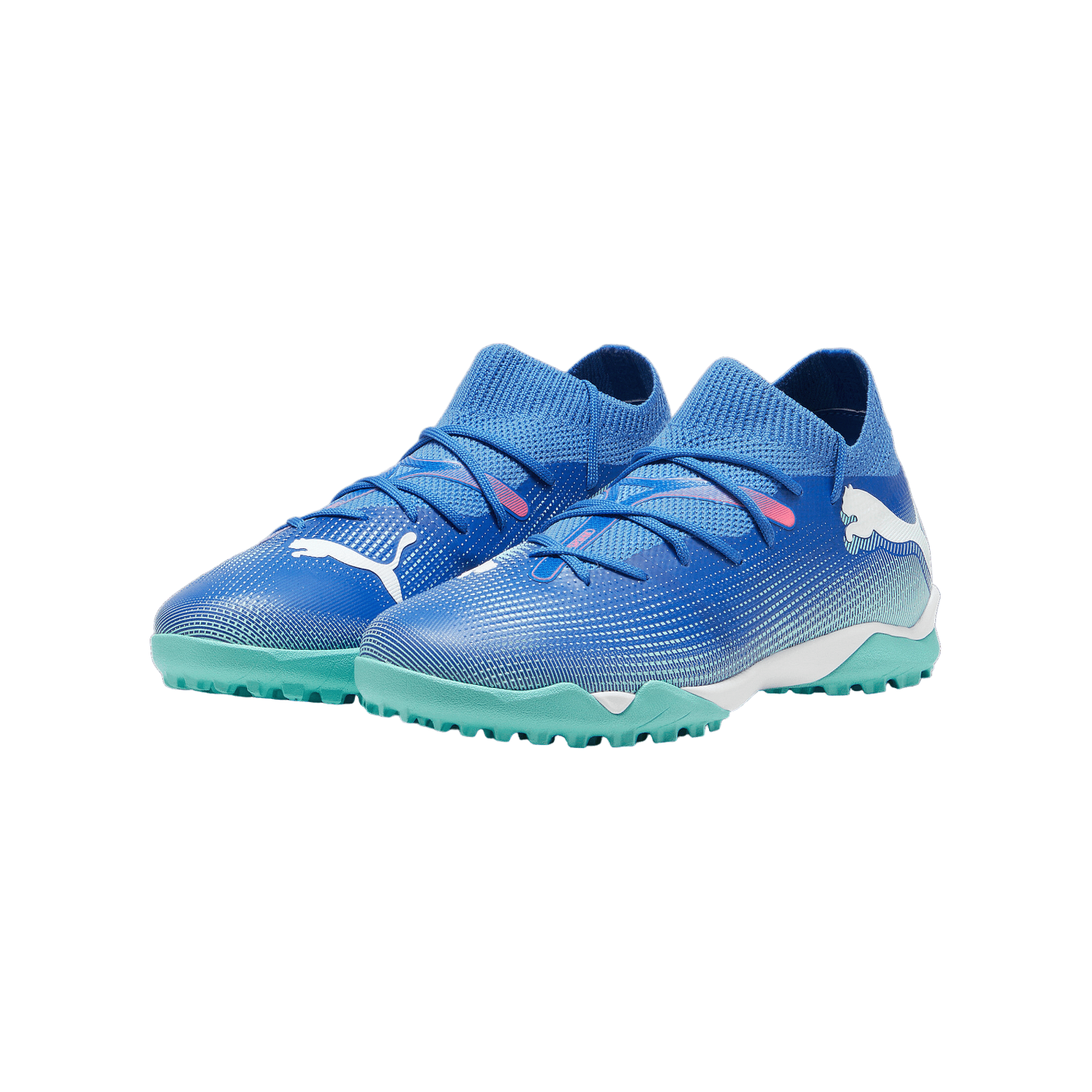 PUMA FUTURE 7 Match + Mid TF Kids Blau F01