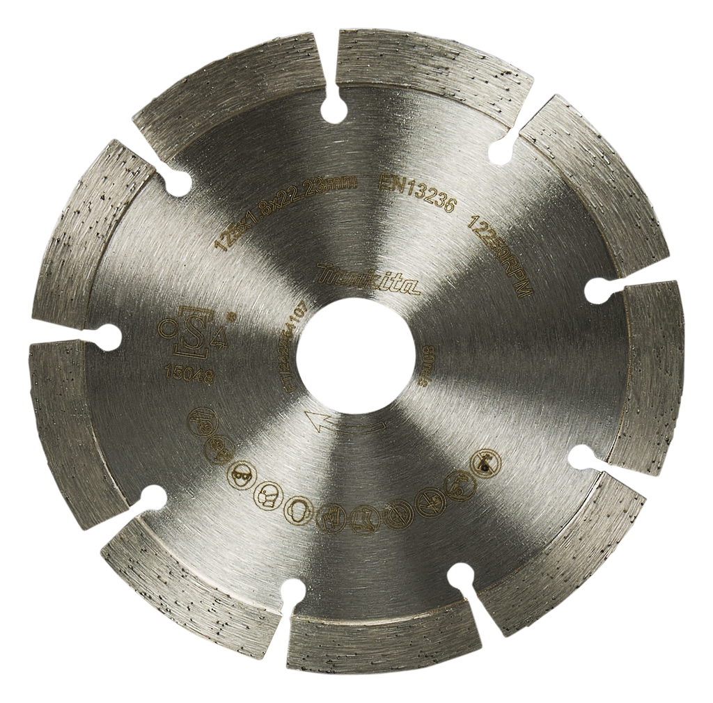 Makita Zubehör D-80086 Diamantscheibe 125x22,23x1,8mm Segment