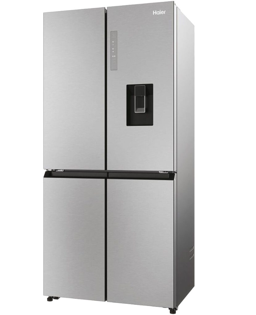Haier Multi Door Design Cube 4 Door mit Edelstahl Front HCR3818EWMM, 181,5 cm hoch, 83,3 cm breit, Total NoFrost, 55 cm Tief, Wasserdispenser, Türdisplay