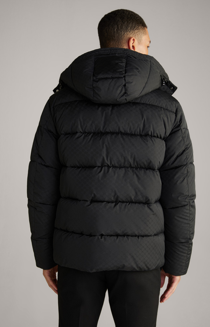 Cornflower Steppjacke Vastos in Schwarz