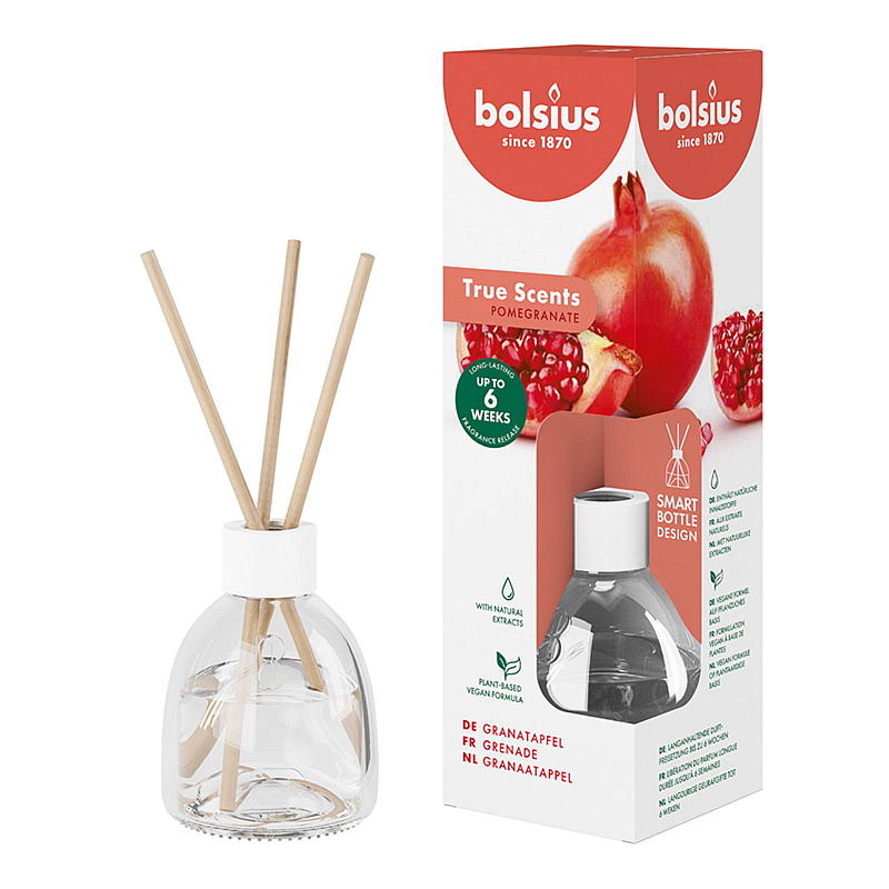 Bolsius Duftolje 60 ml m/trepinner Pomgranate