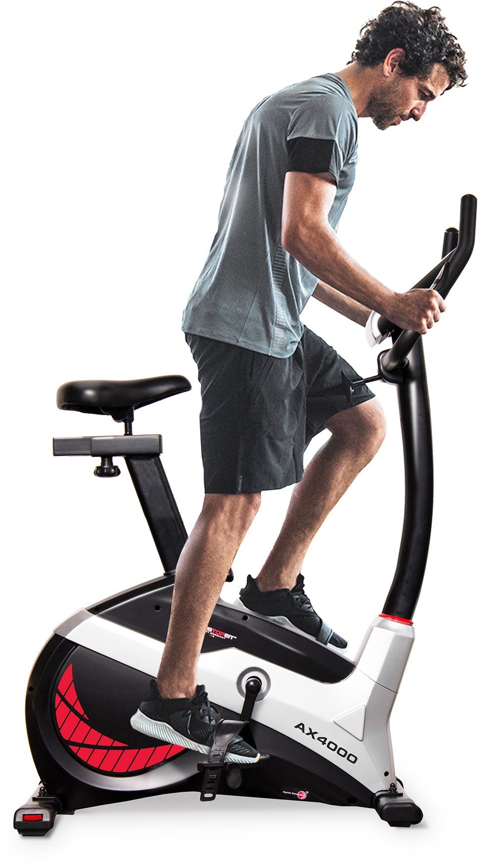 Christopeit Sport® Ergometer AX 4000, mit verstellbarem Komfortsattel