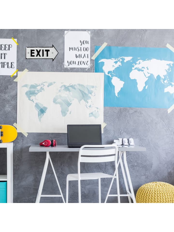 relaxdays Exit Schild in Weiß/schwarz günstig kaufen onesize