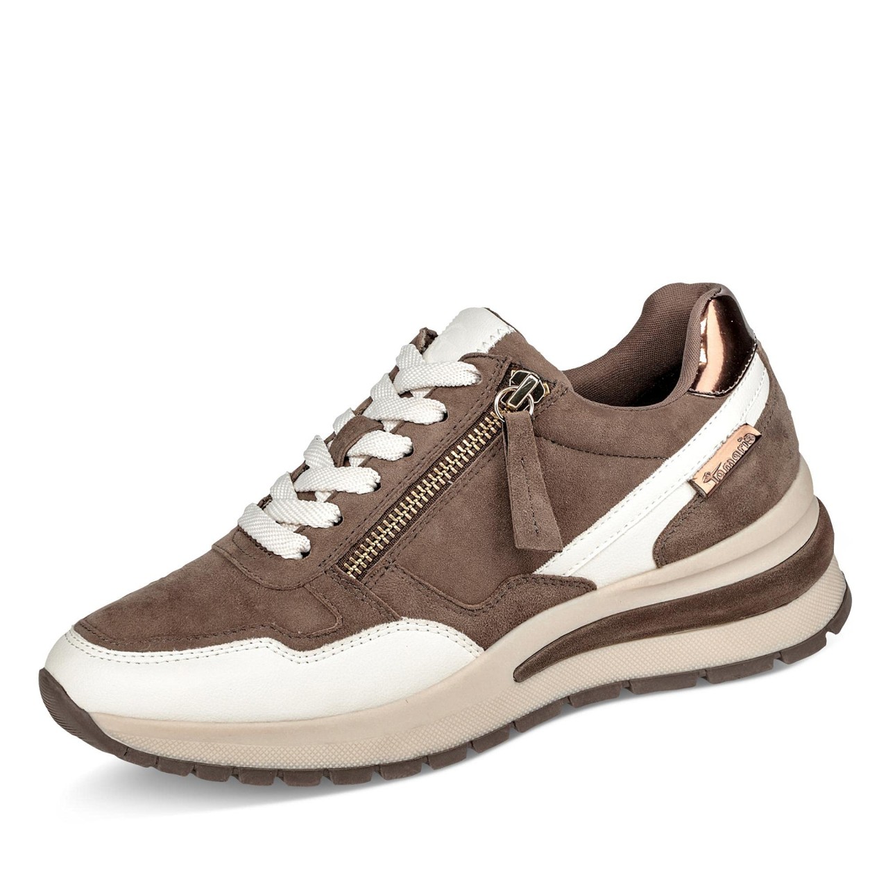 TAMARIS Freizeit Schnürer beige TAMARIS 1-1-23709-27/320