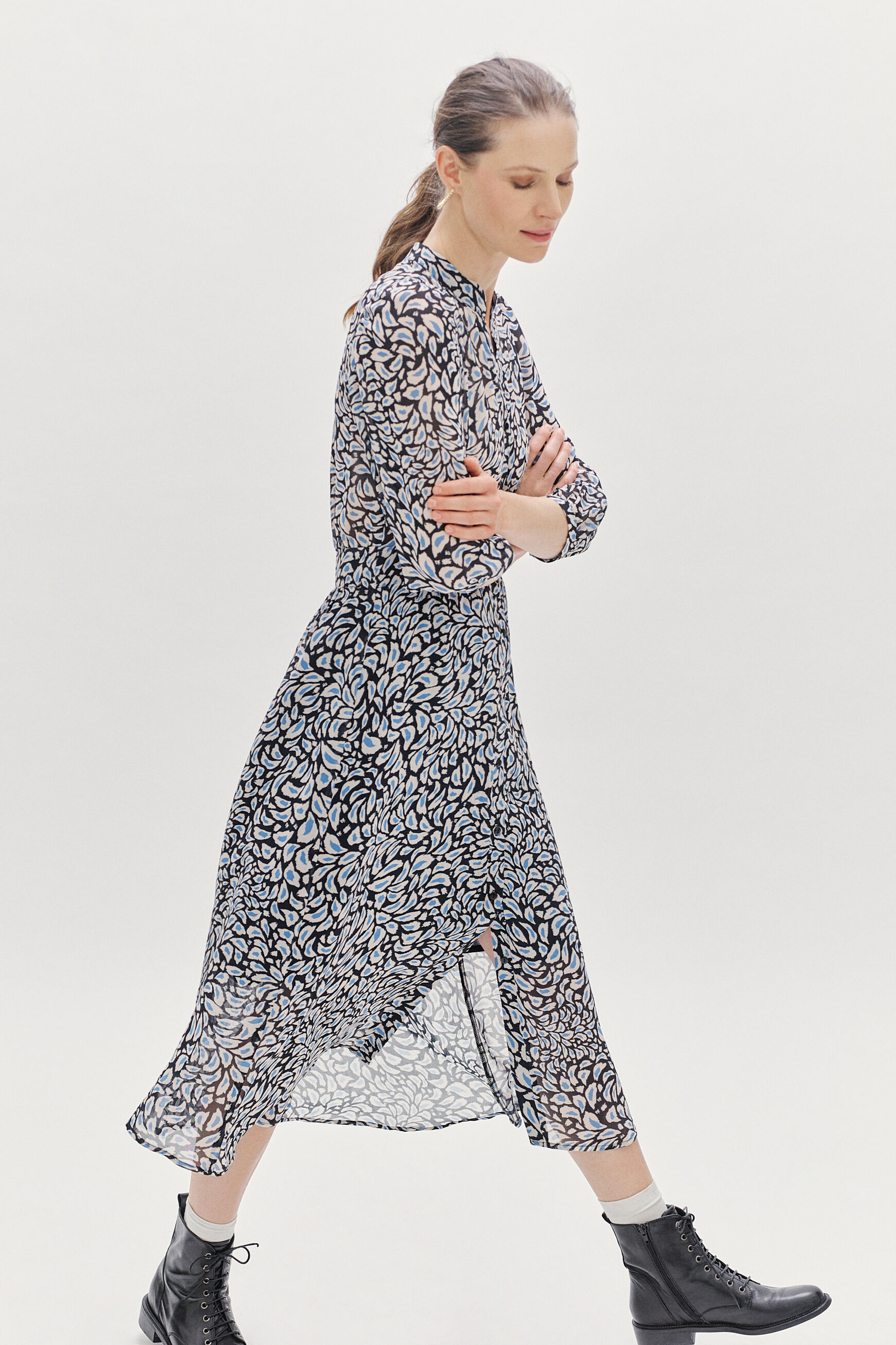 robe naomie bleu marine femme
