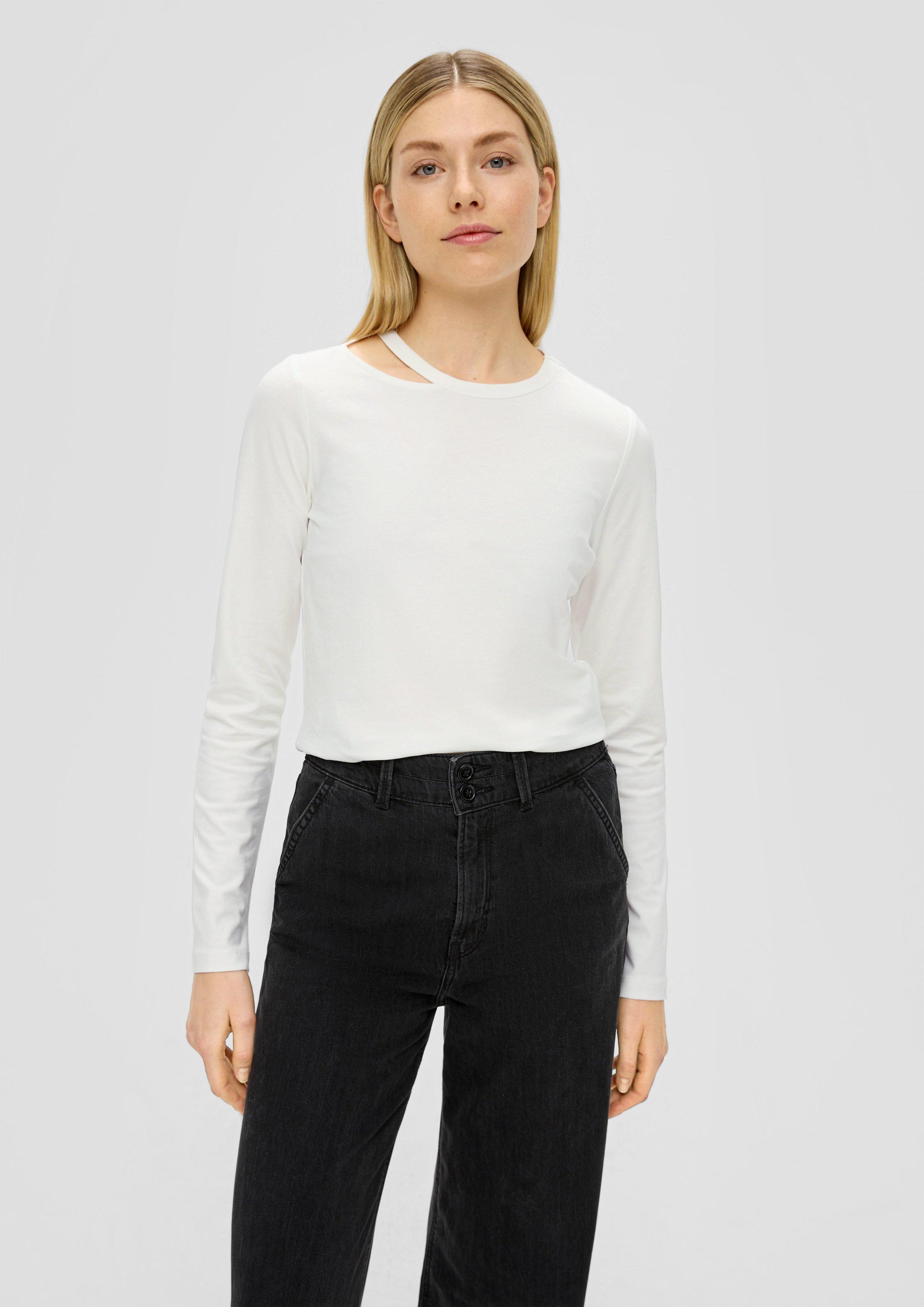 Langarmshirt mit Cut-out-Detail  2152051-0210