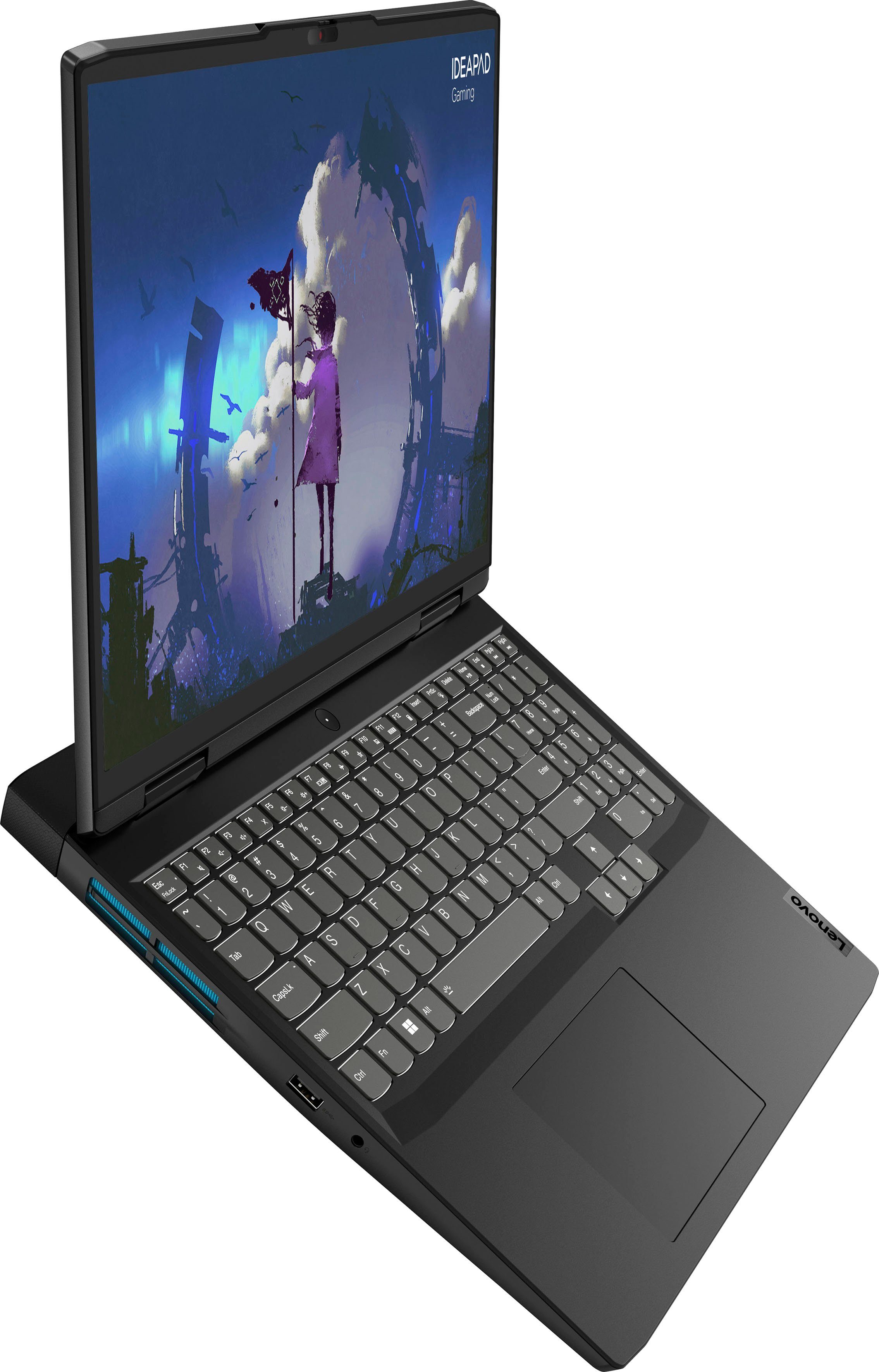 Lenovo IdeaPad Gaming 3 16IAH7 Gaming-Notebook (40,64 cm/16 Zoll, Intel Core i7 12650H, GeForce RTX 3060, 512 GB SSD)