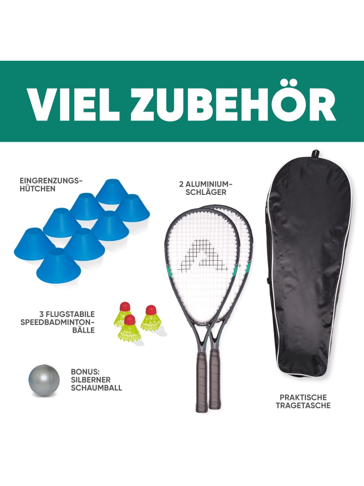 Apollo Badminton Schläger Set Kinder 