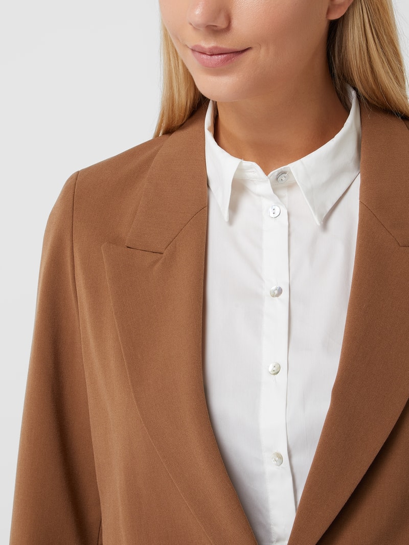 Blazer mit Reverskragen in camel