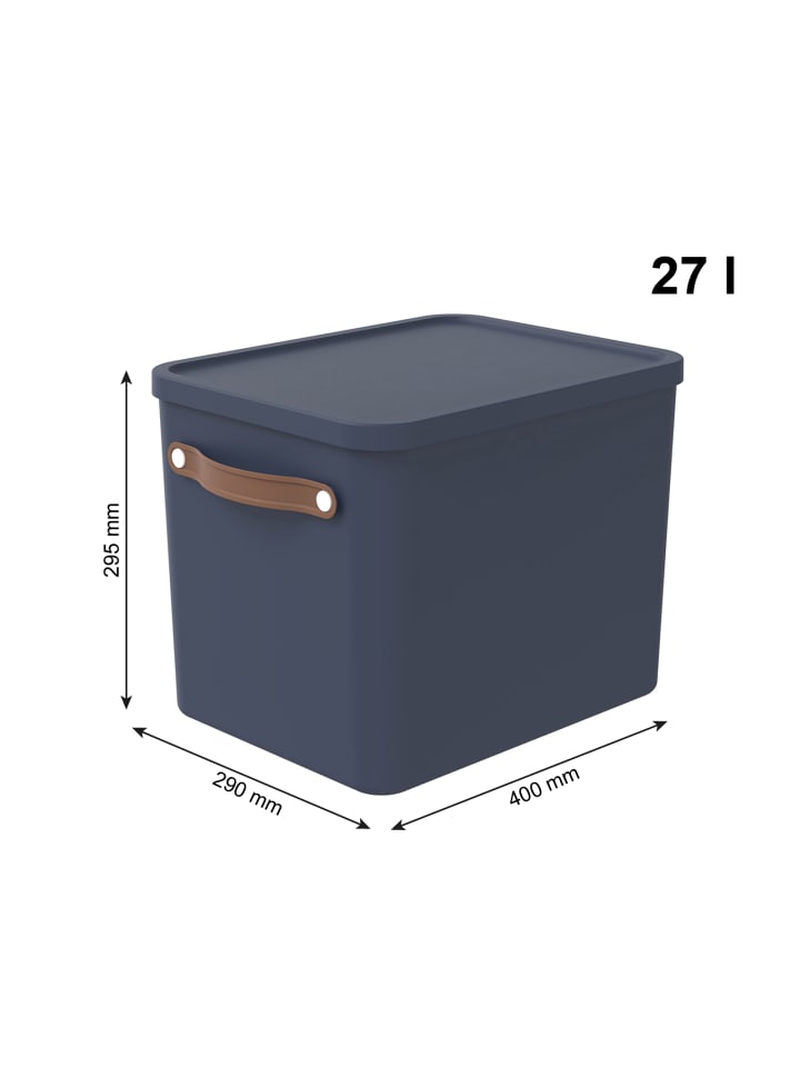 Rotho 3er-Set Aufbewahrungsbox Maloja 27l günstig kaufen onesize