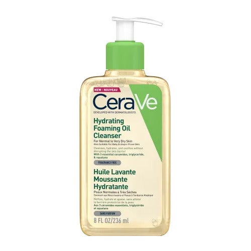 CeraVe hidratáló habzó olajos tisztító 236 ml
