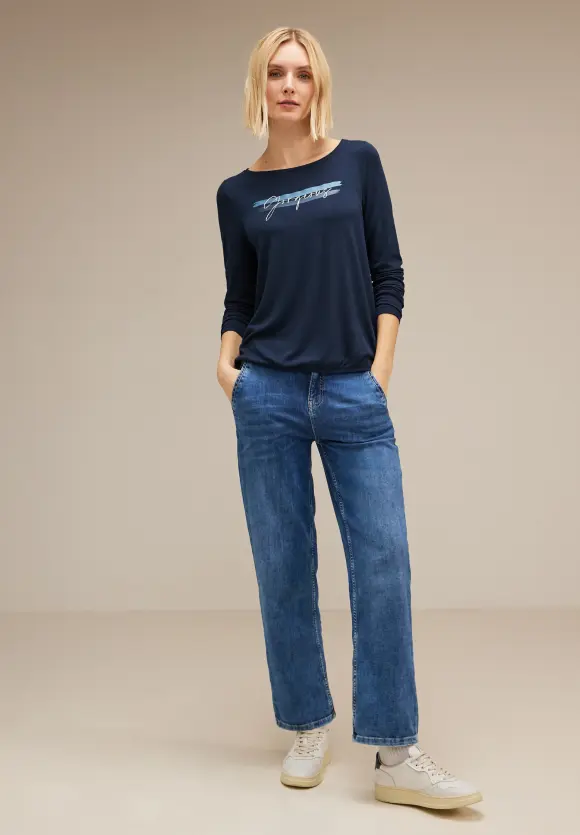 Street One Langarmshirt mit Wording