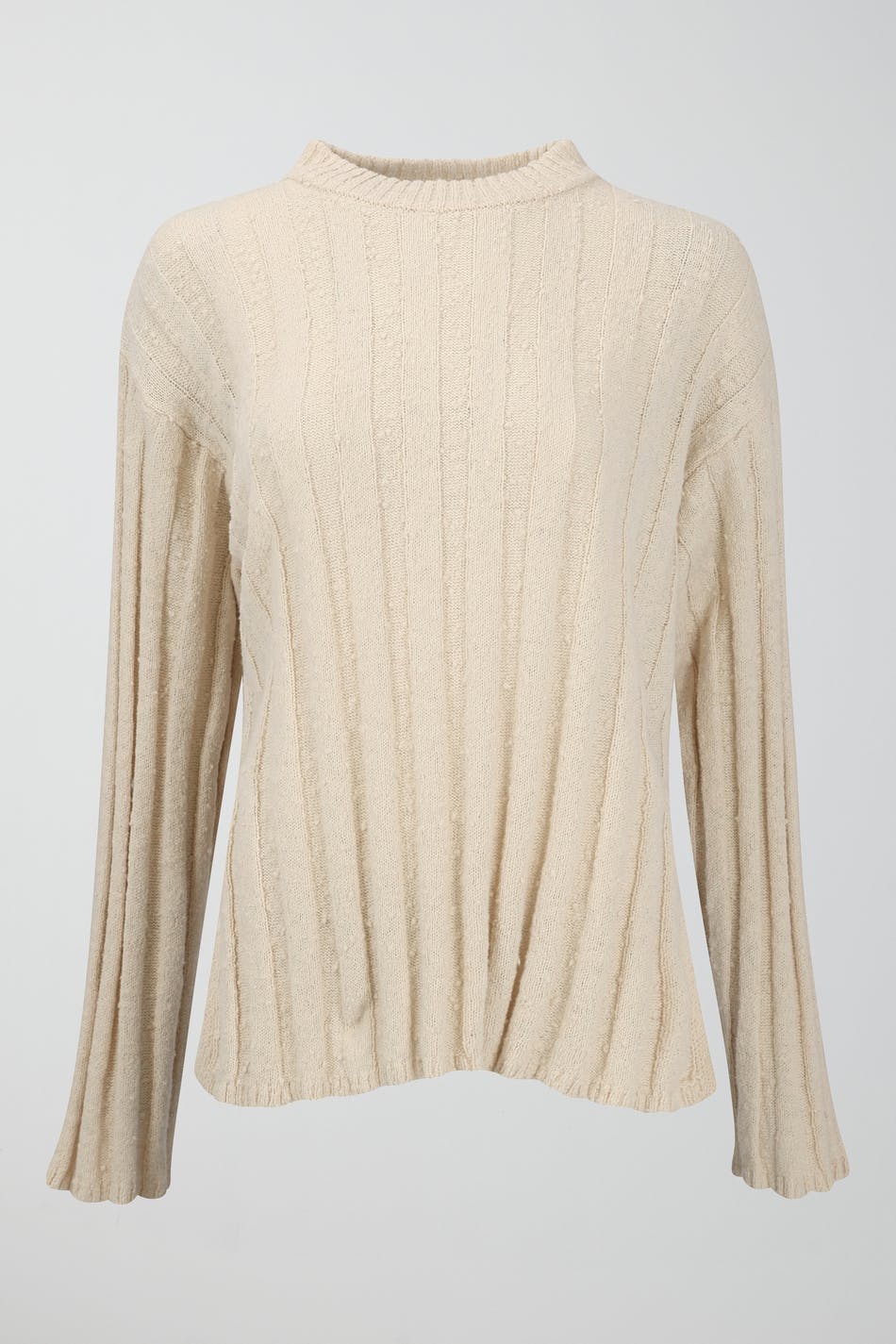 Cotton blend knit sweater