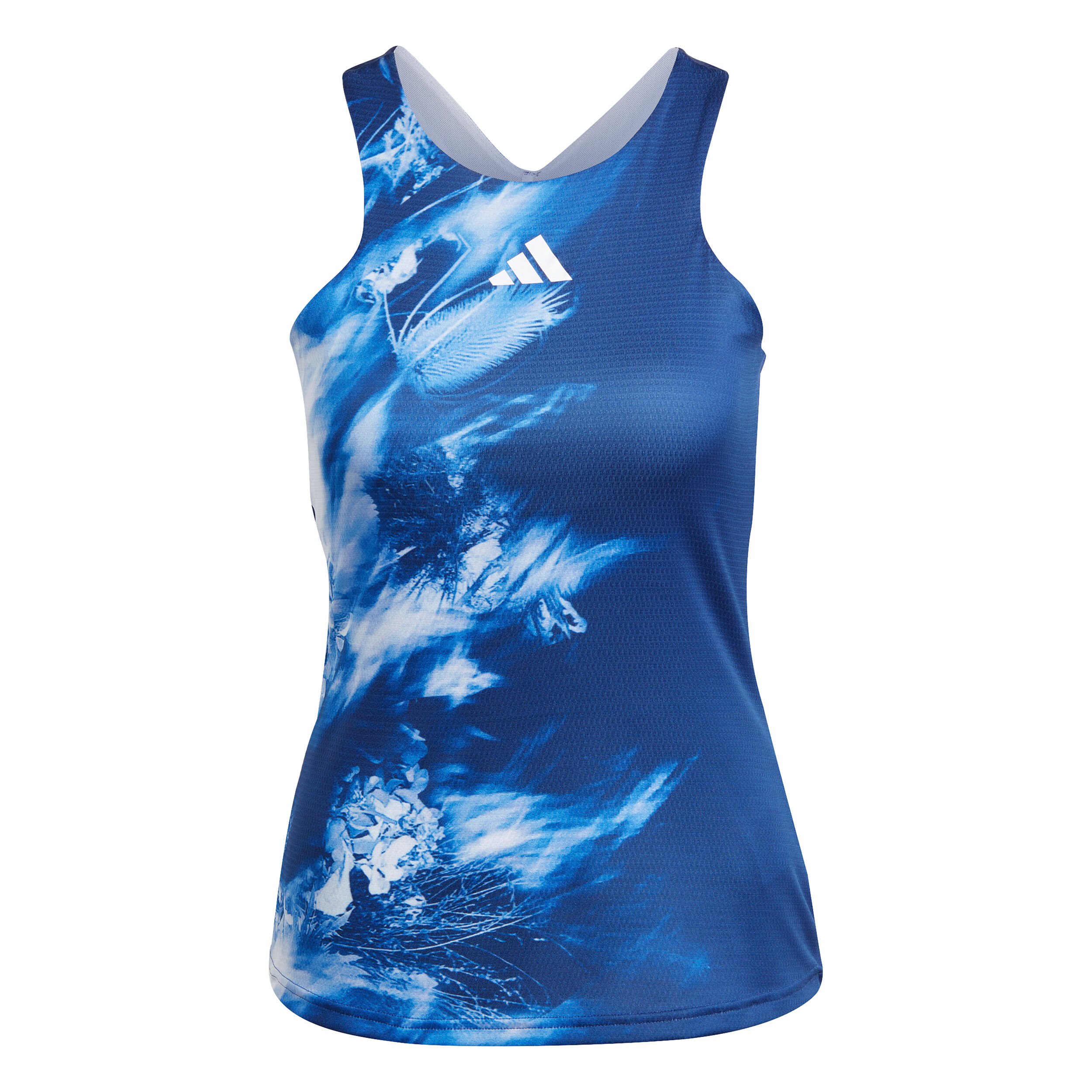 Melbourne Y- Tank-Top Damen - Dunkelblau, Weiß