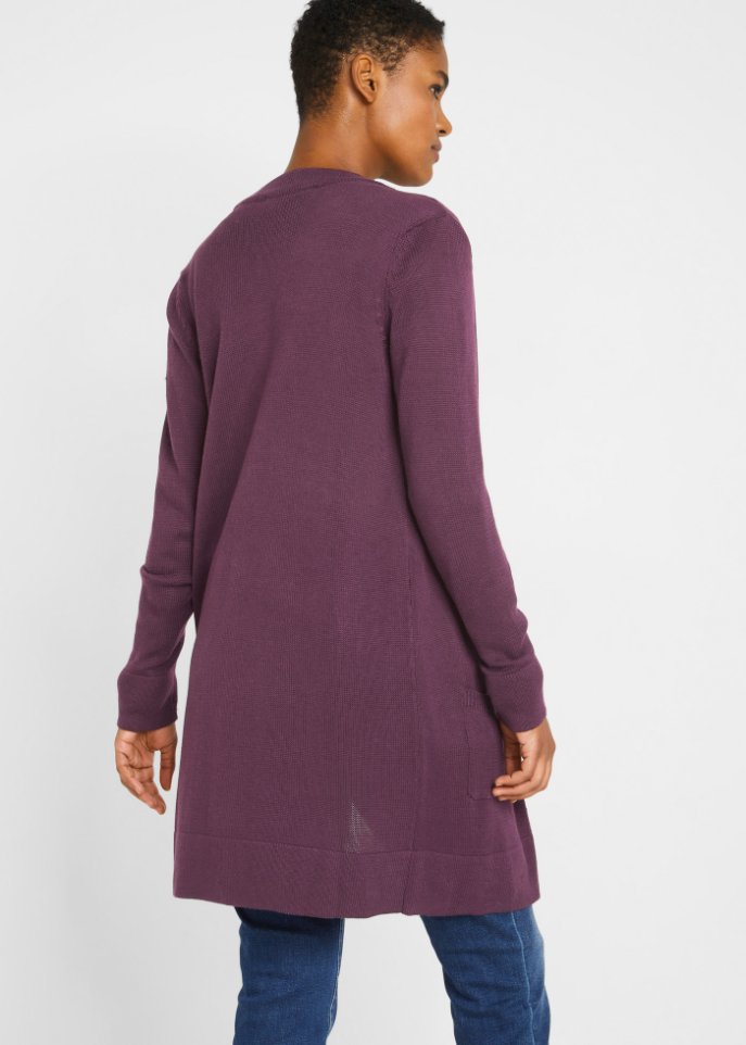 Longstrickjacke, Langarm