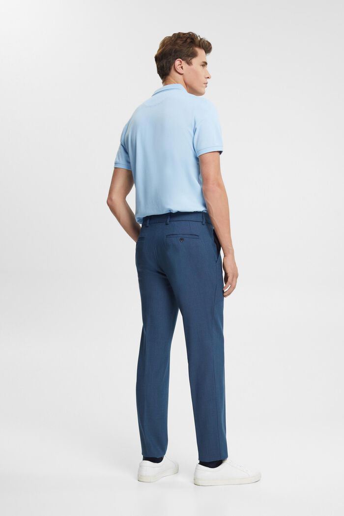 Mix & Match: Anzughose mit Birdseye-Muster