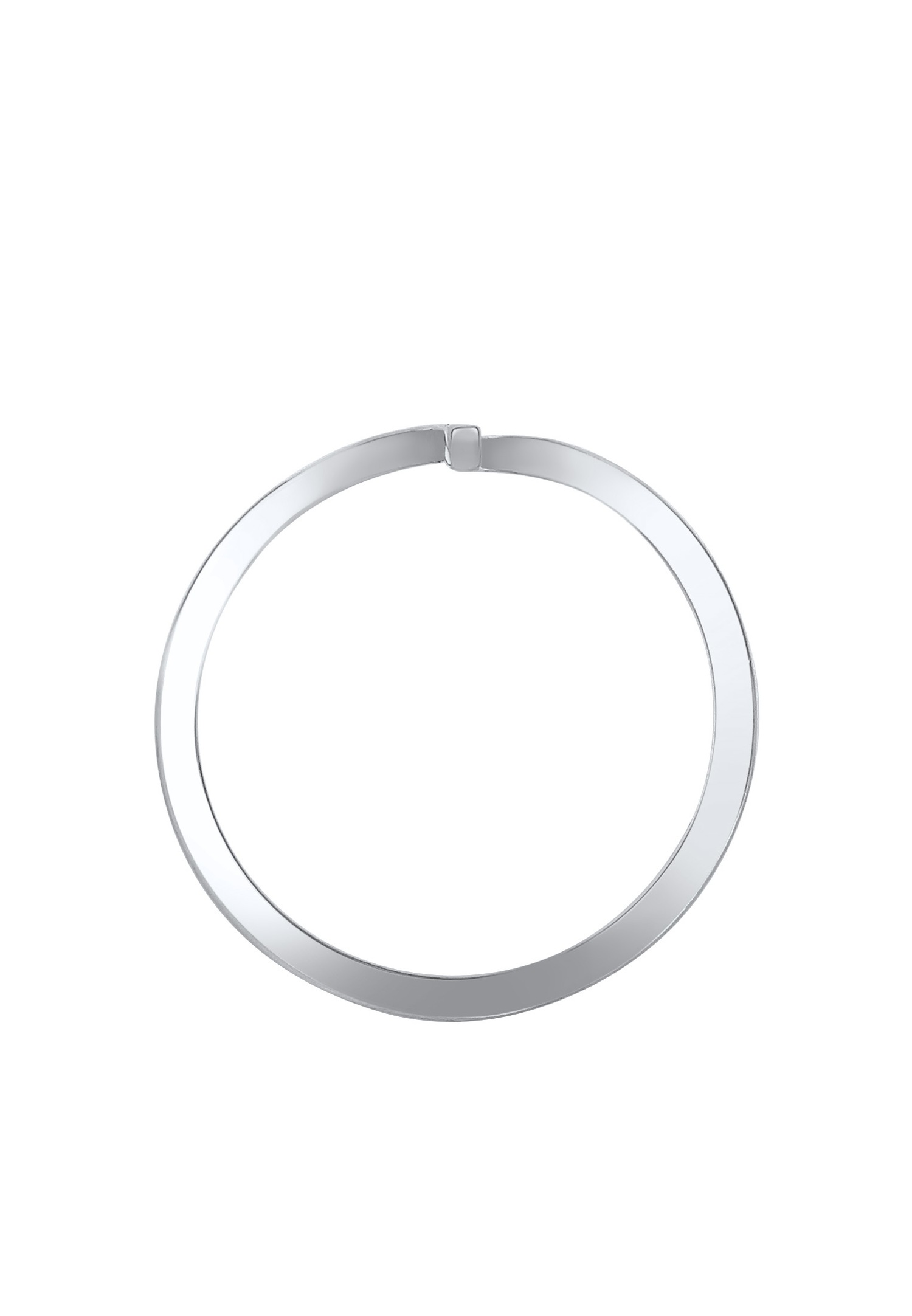 Anillo de cinta minimalista básico y elegante con formas geométricas de Elli