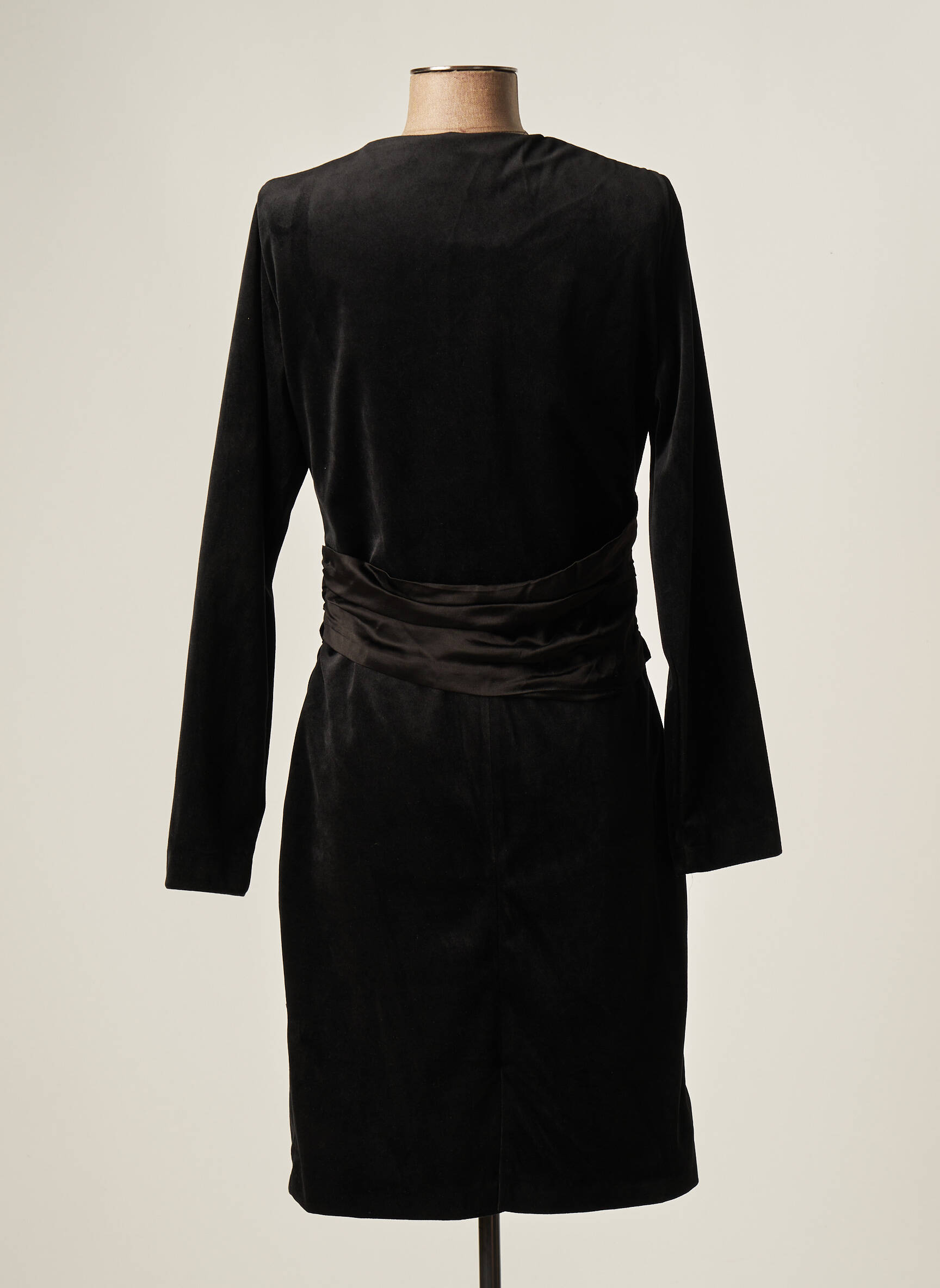 Morgan Robes Mi Longues Femme couleur noir