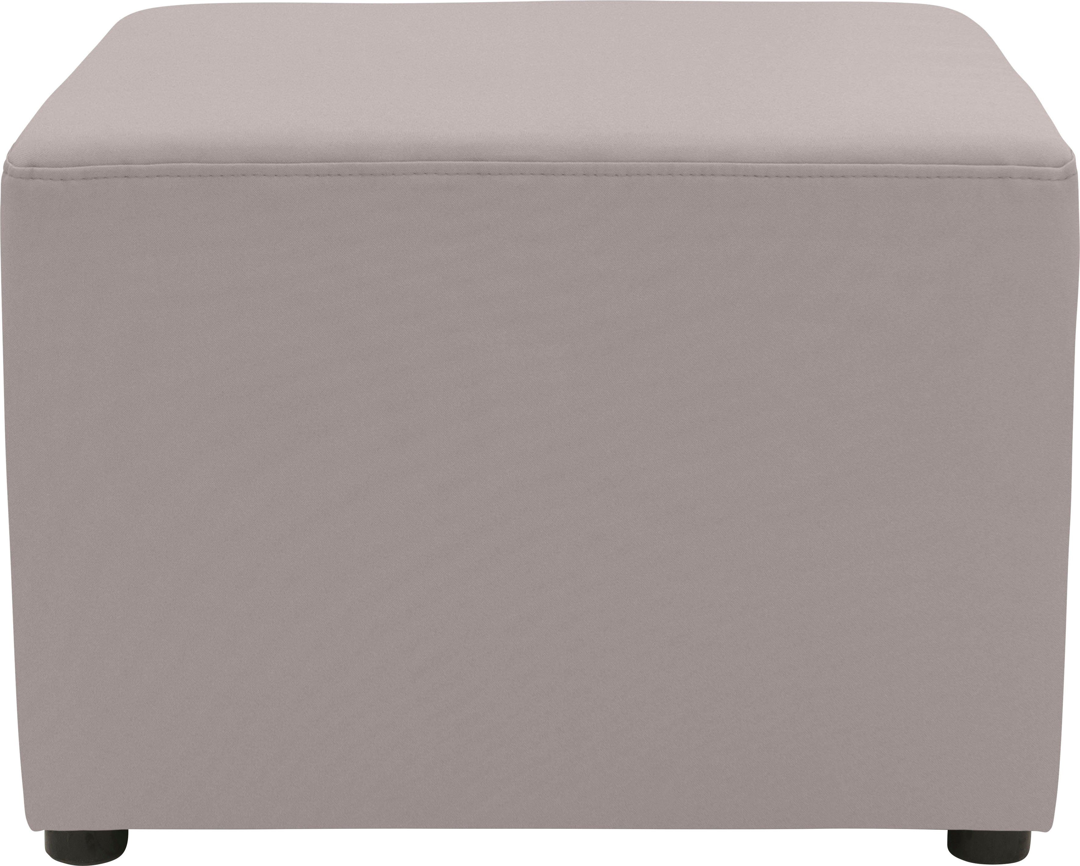 DOMO collection Polsterhocker Aurinko, Speziell für Outdoor, witterungsbeständig, incl. Schutzhülle