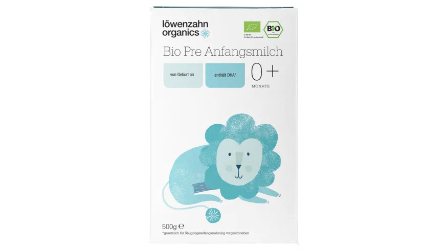 löwenzahn organics Bio Pre Anfangsmilch 500 g