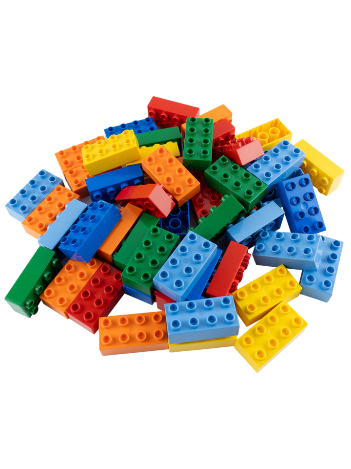 LEGO DUPLO® 2x4 Bausteine Bunt Gemischt 3011 - ab 18 Monaten in multicolored günstig kaufen
