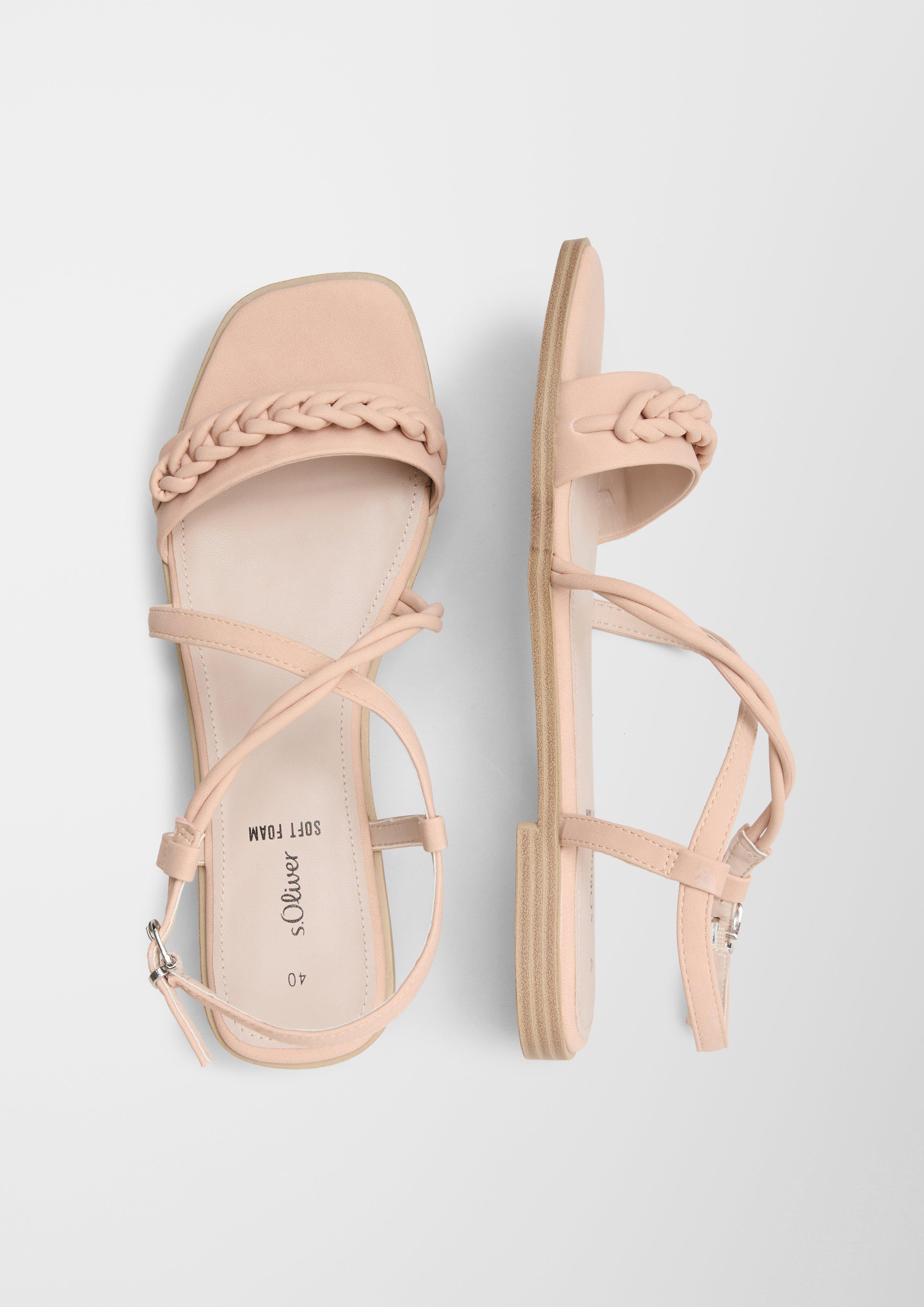 Sandalen mit Flecht-Detail  6007696-355