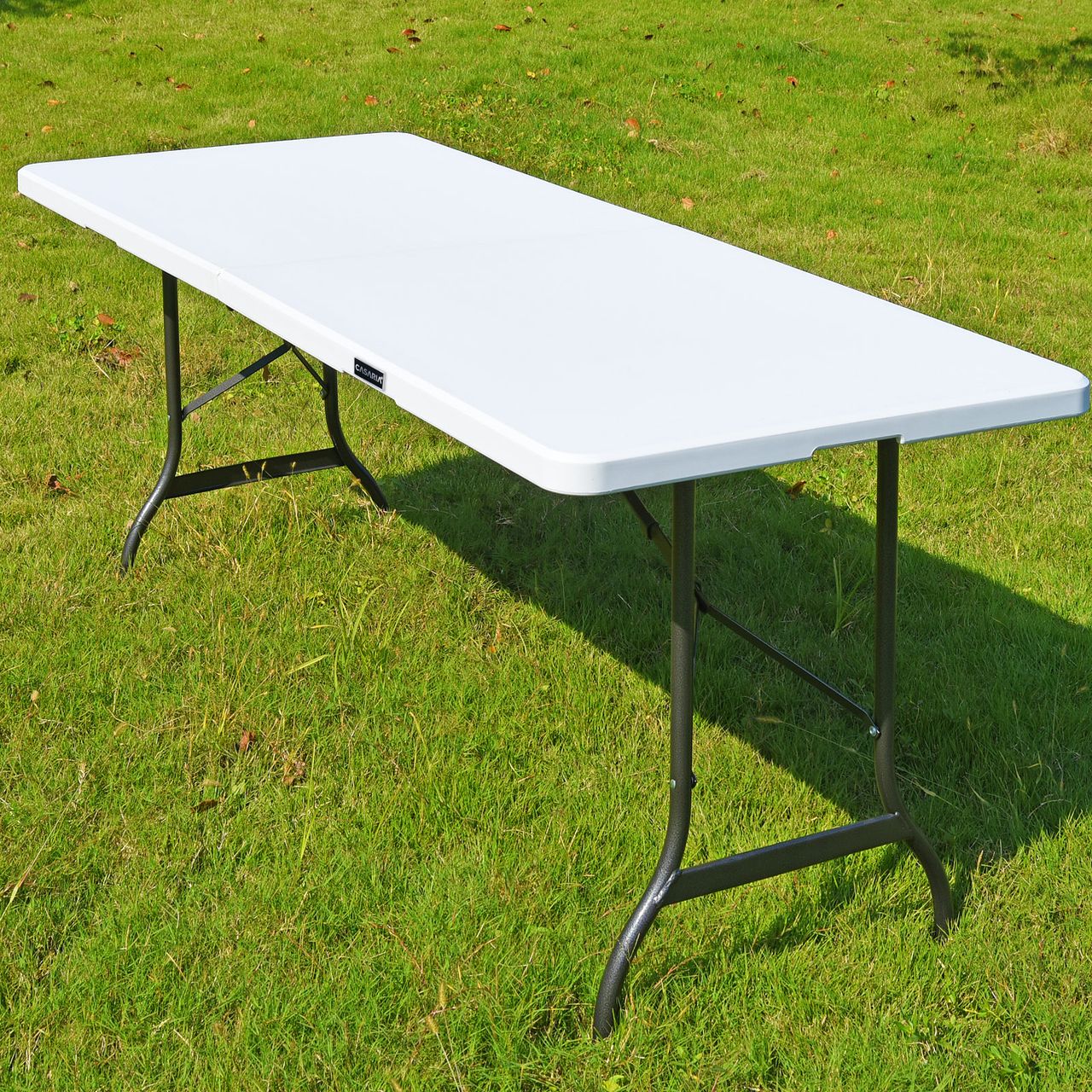 Casaria Deuba Buffettisch Kunststoff 180x74x72cm weiß