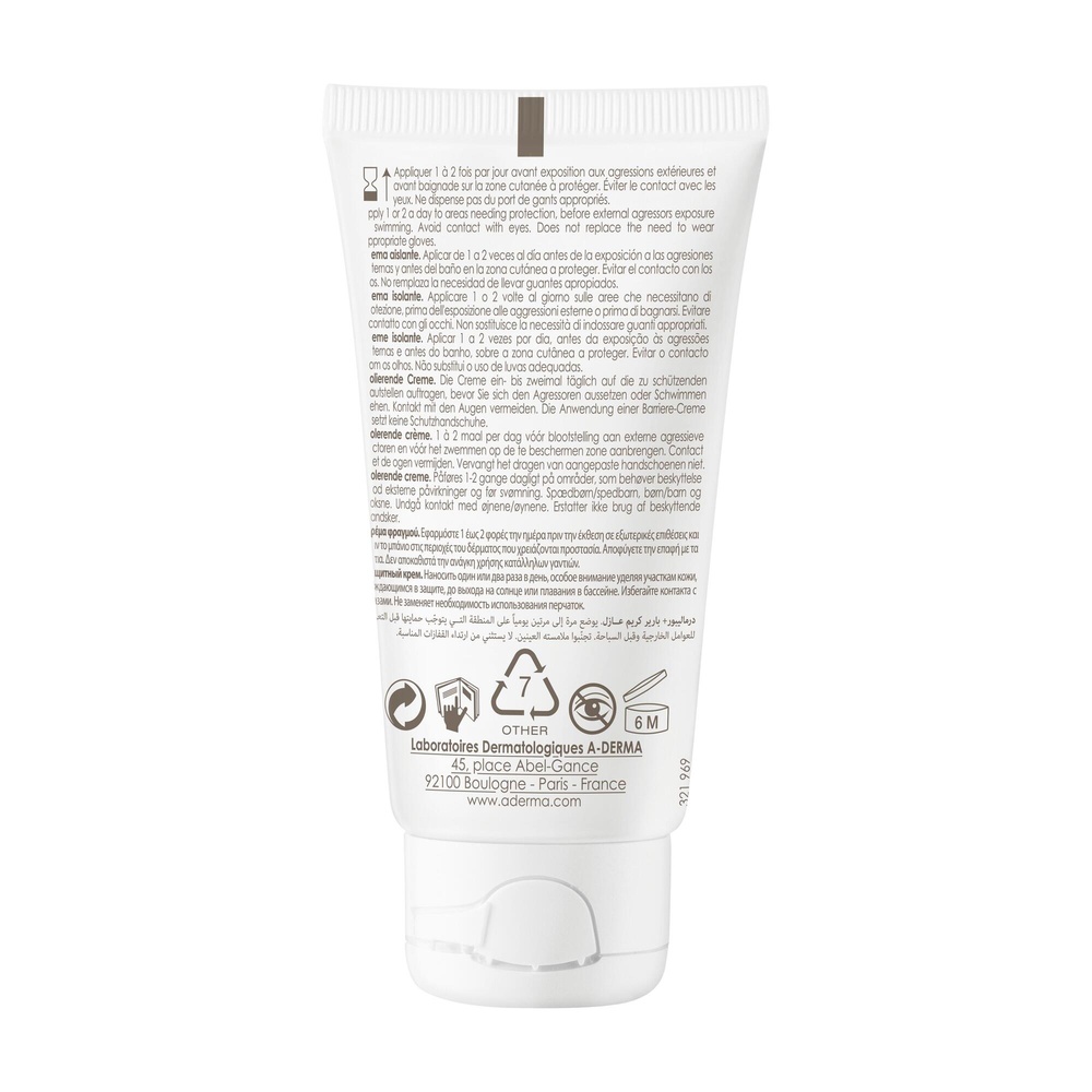 A-Derma Dermalibour + Crème Barrière 50 ml Crème barrière