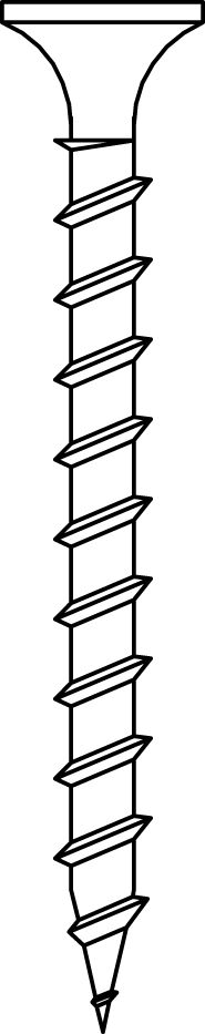 Vis à plaques de plâtre Senco Accessories 39A55MP pour bois, 3,9 x 55 mm