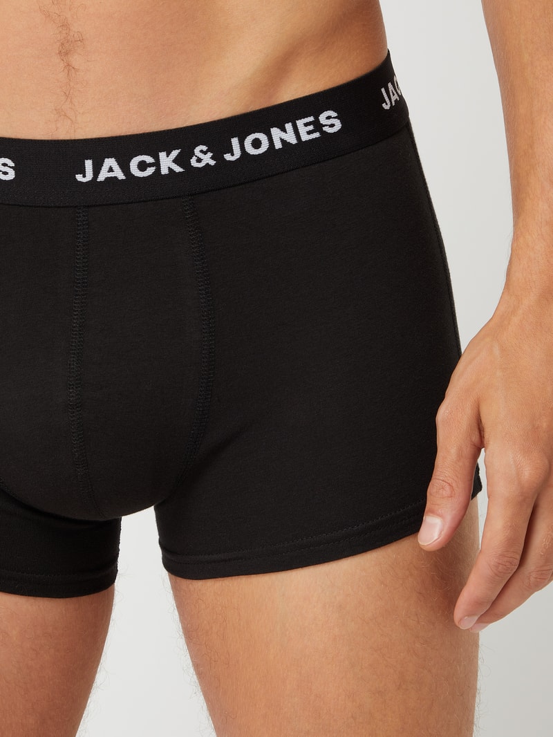 Trunks mit Stretch-Anteil im 7er-Pack in schwarz