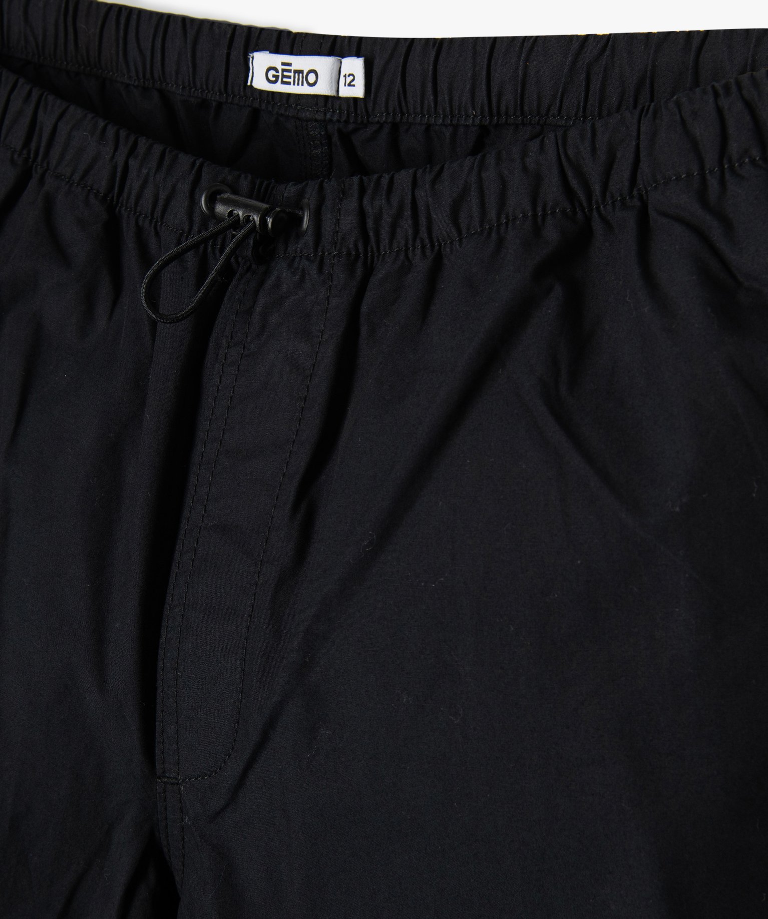 Pantalon ample resserré aux chevilles avec ceinture élasti... noir | GEMO