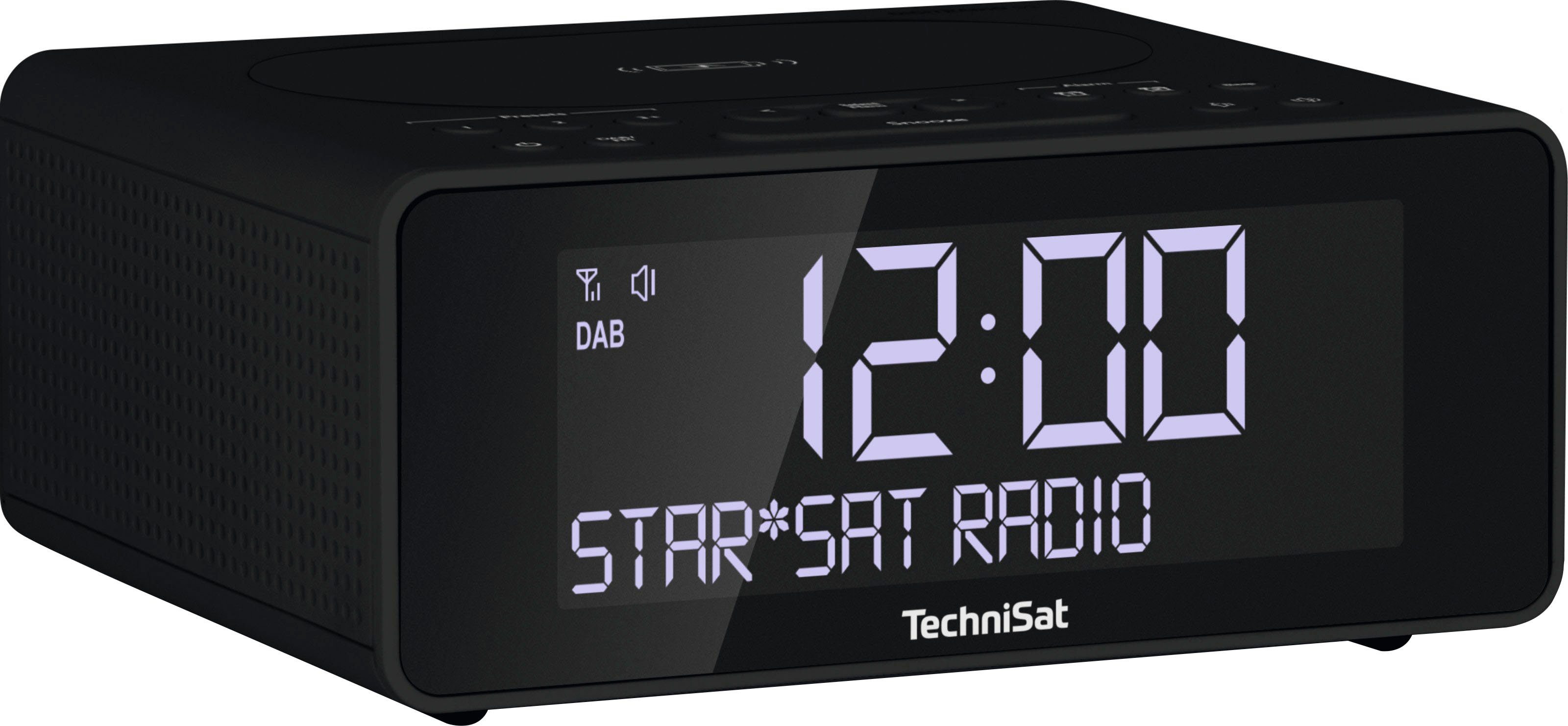 TechniSat Radiowecker DIGITRADIO 52 - Stereo Uhrenradio mit DAB+, Snooze-Funktion, dimmbares Display, Sleeptimer