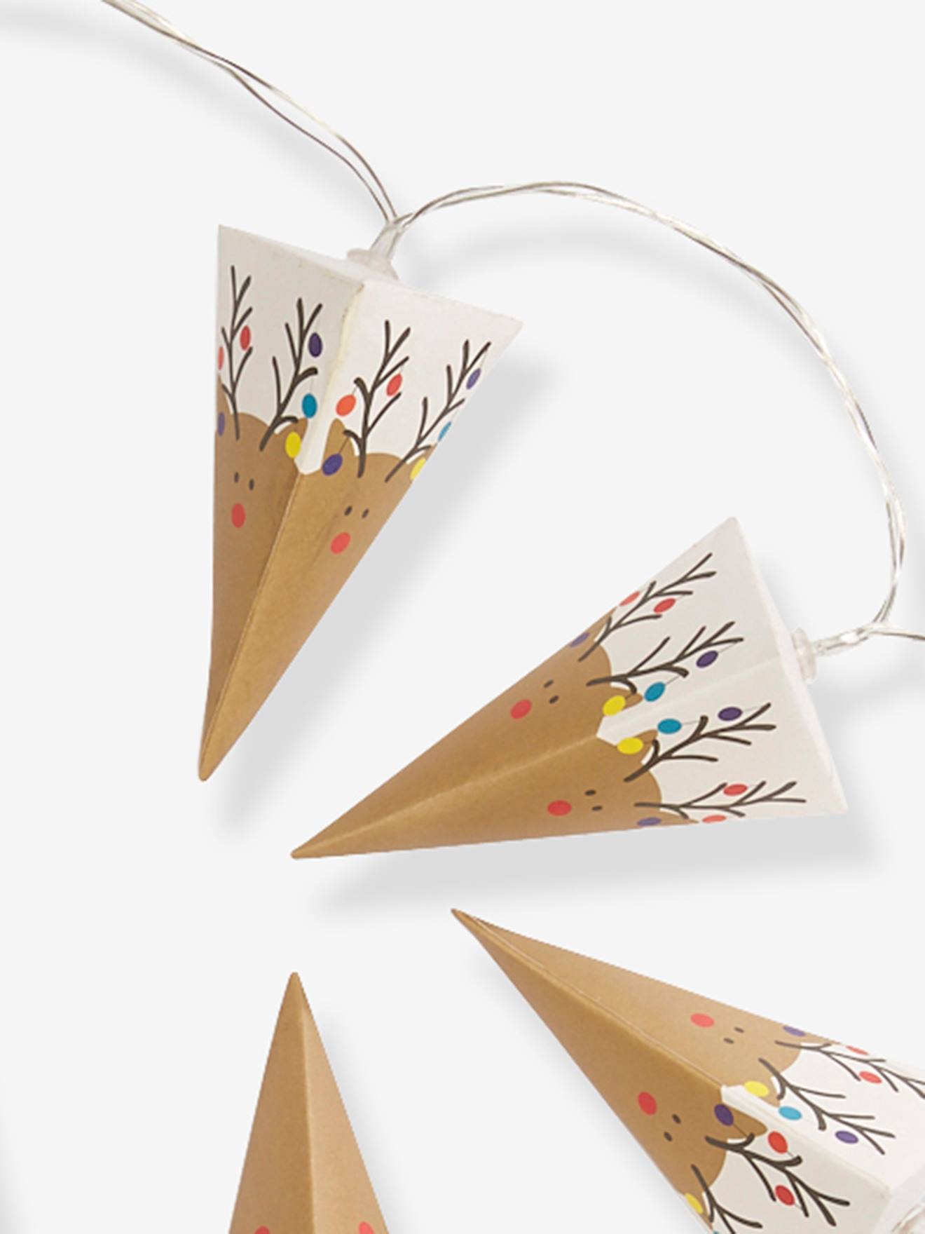 Guirlande lumineuse pyramides jaune