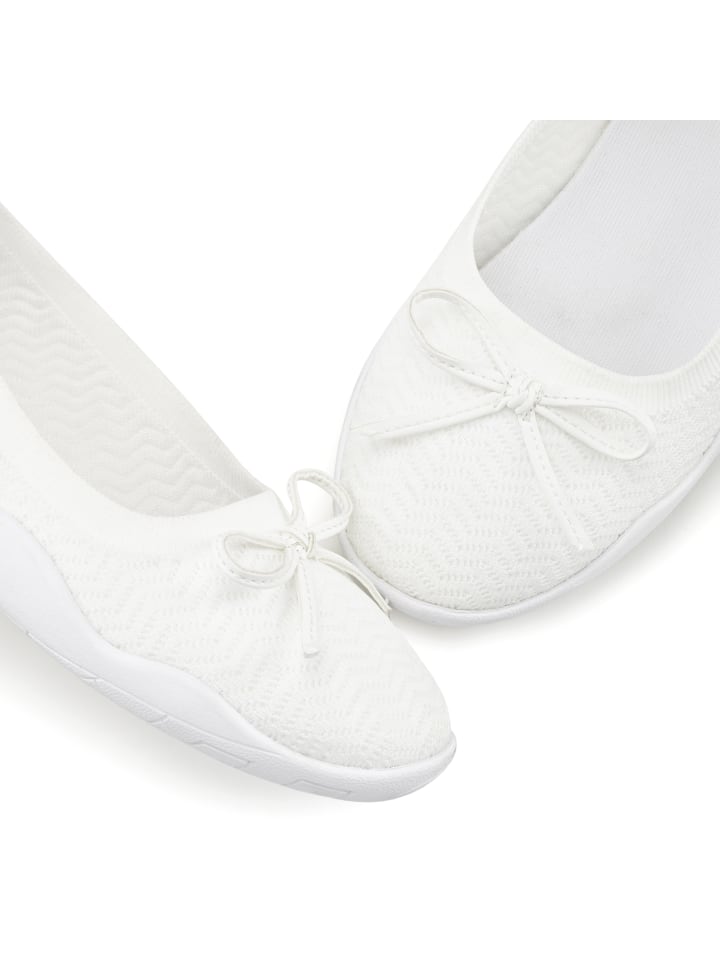 LASCANA Sneaker Ballerinas in weiß günstig kaufen
