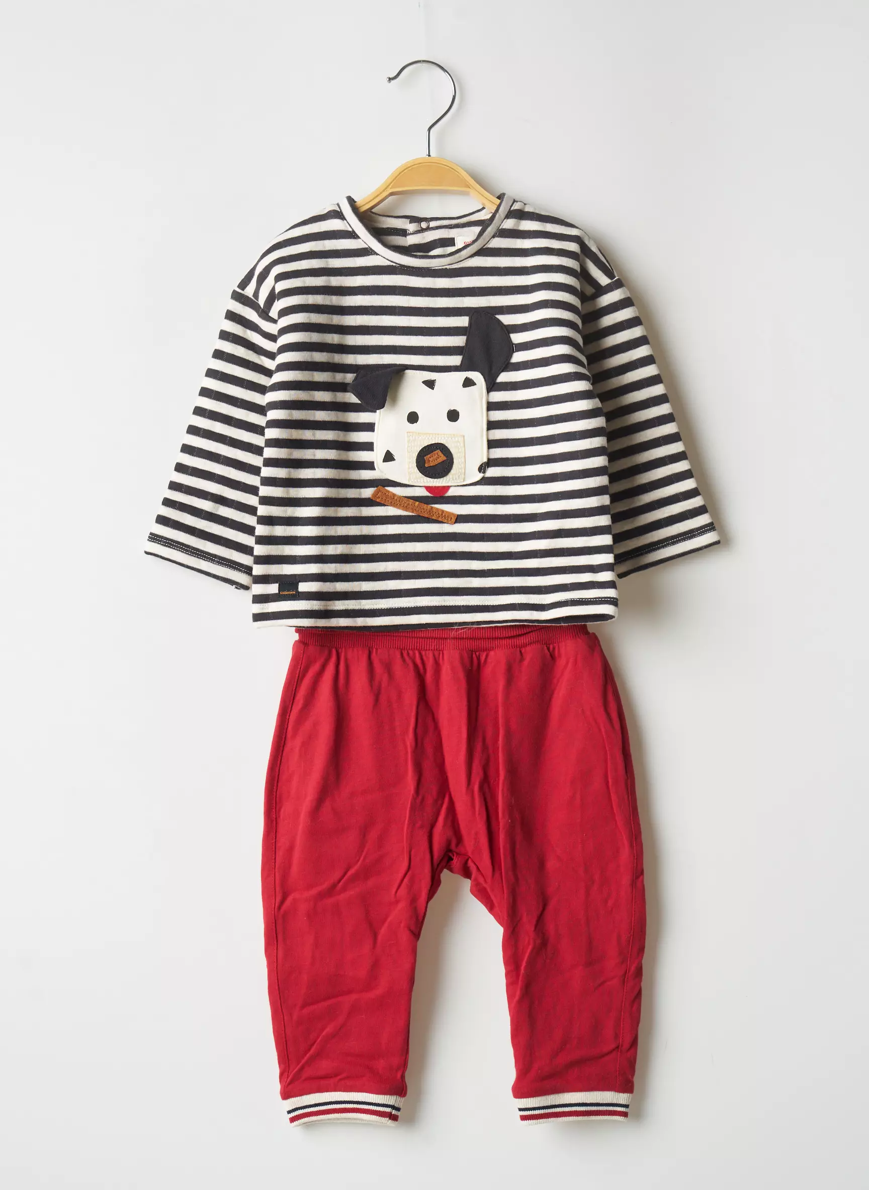 Catimini Ensembles Pantalon Garcon couleur rouge