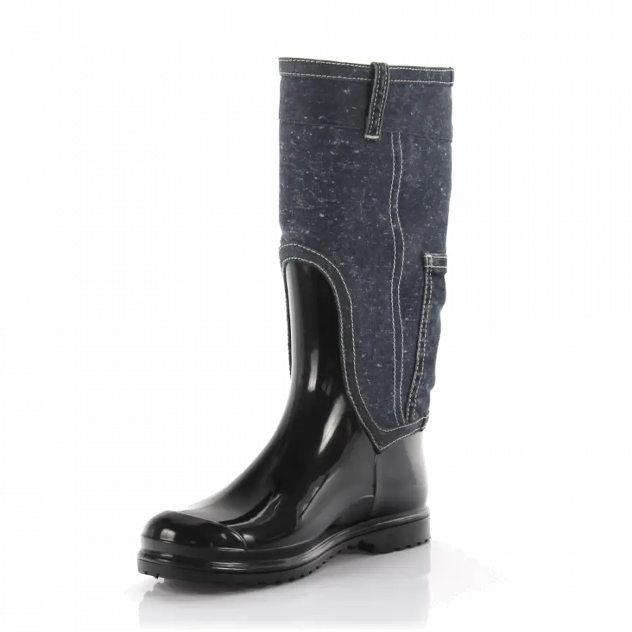 Dolce & Gabbana - Stiefel schwarz blau - blau