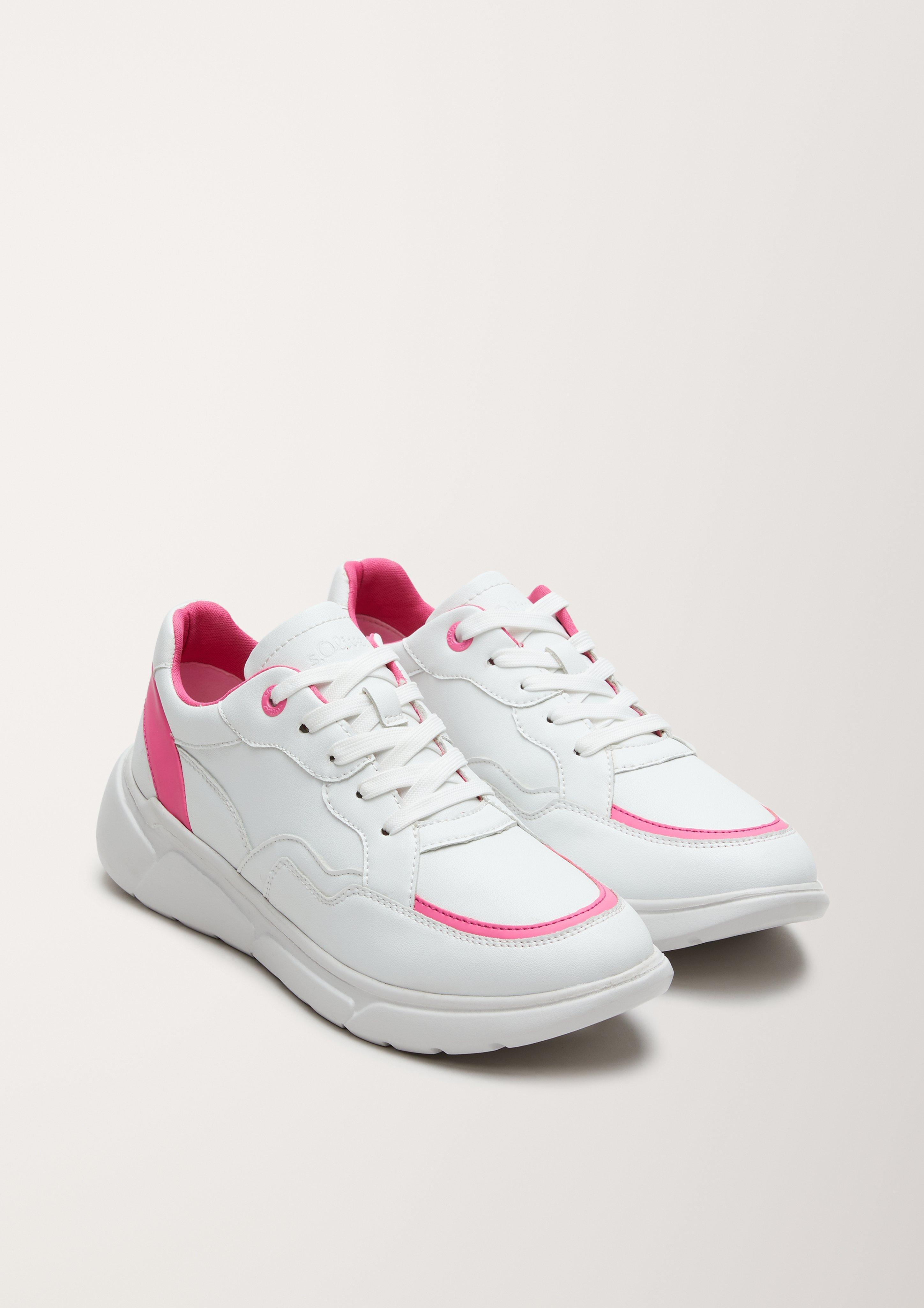 Vegane Sneaker im Materialmix  6005325-158