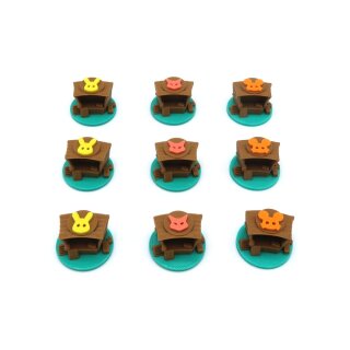 Upgrade Kit for Riverfolk Expansion - Root - 24 pieces