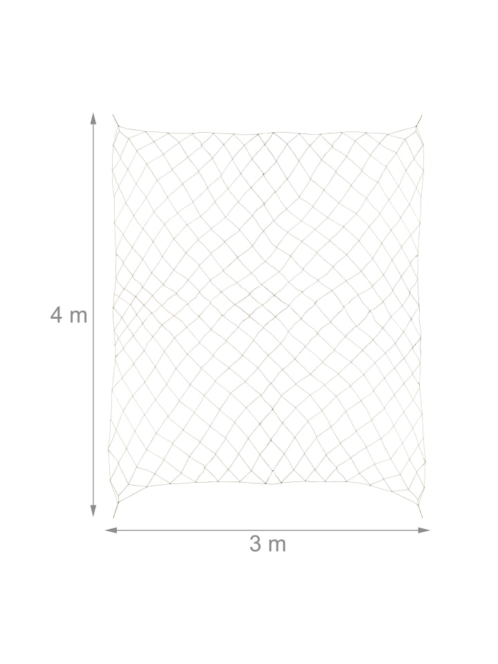 relaxdays Ranknetz in Natur - 3 x 4 m günstig kaufen onesize