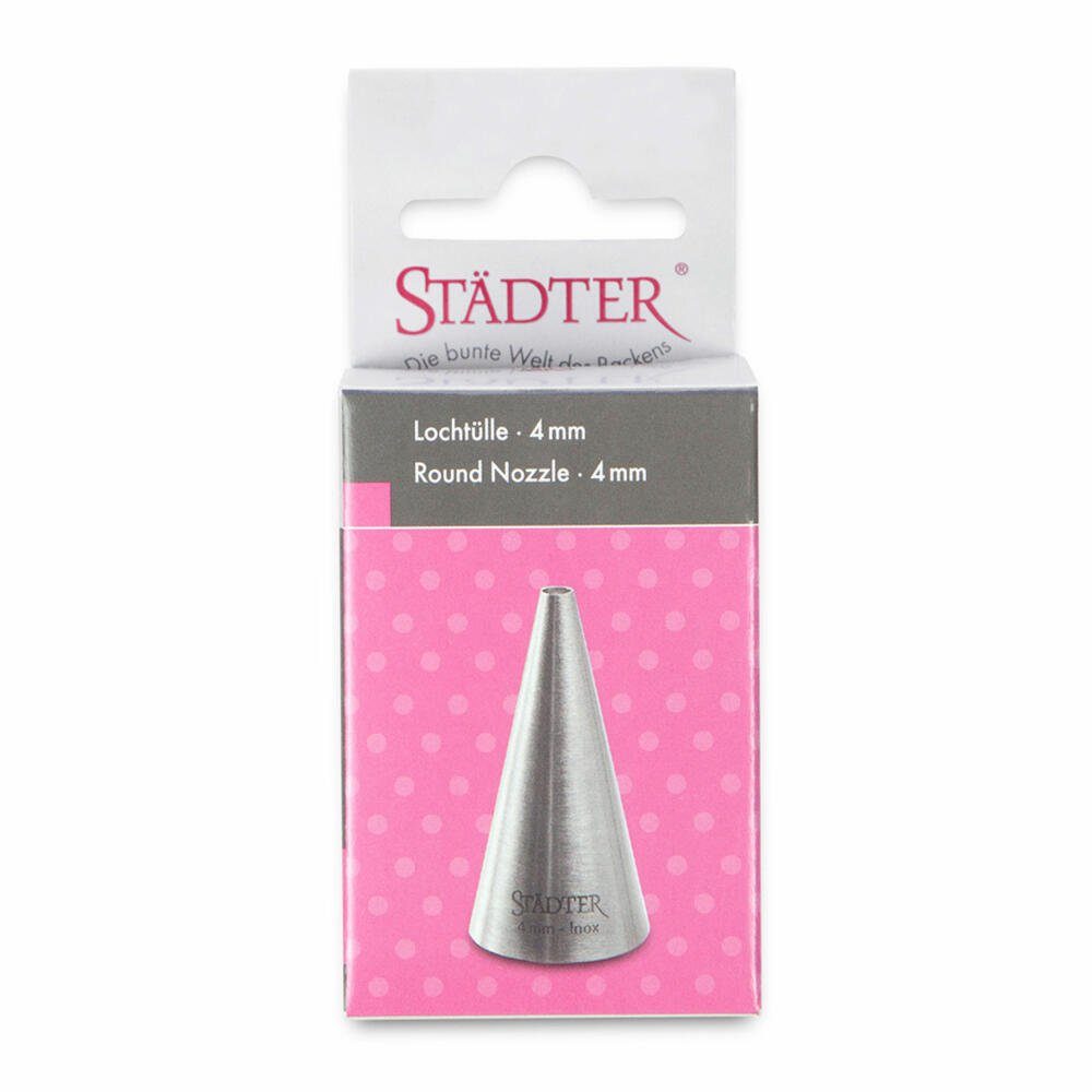 STÄDTER Spritzbeutel Fine Line Lochtülle Groß 4 mm