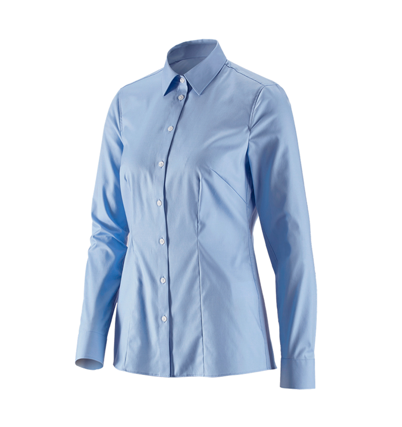 e.s. Business Bluse cotton stretch, Damen reg. fit