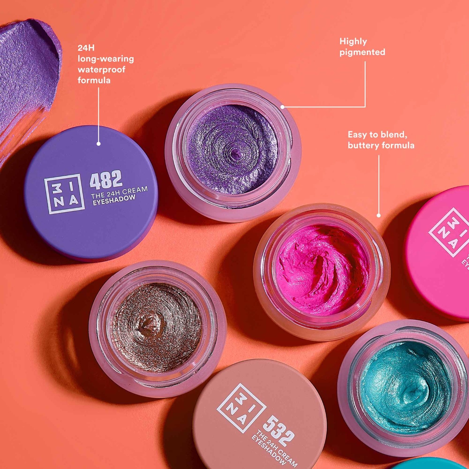 3INA The 24h Cream Eyeshadow