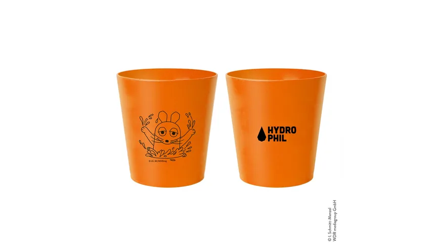 HYDROPHIL Zahnputzbecher Maus Orange
