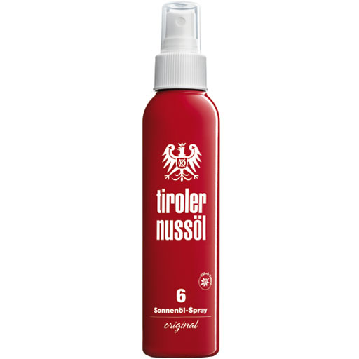 TIROLER NUSSÖL orig.Sonnenöl Spray wasserfest LSF 6  150 ml  Spray